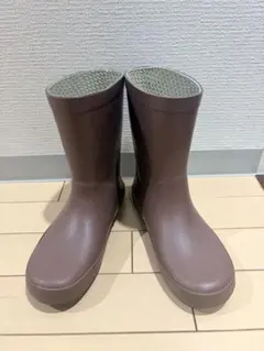 子供用　レインブーツ　長靴　ブラウンのサムネイル