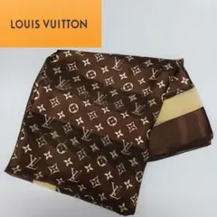 (C) LOUIS VUITTON ルイヴィトン スカーフ シルク 大判