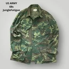 60s US ARMY ジャングルファティーグ ジャケットERDLカモ S-Rのサムネイル