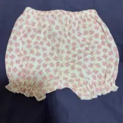 花柄ピンクパンツ 70センチ