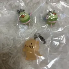 おじゃる丸　めじるしアクセサリー　 2種3点セット　ガチャ