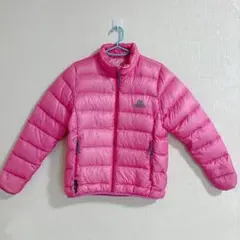 マウンテンイクイップメント ダウンジャケット ピンク XS 巾着付 登山 軽量