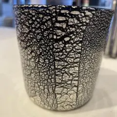 銀箔×黒 ガラス タンブラー 日本製