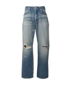 アンセルム　26ss クラッシュデニムパンツサイズ1/ムン アンセルム 26ss クラッシュデニムパンツサイズ1/ムン様専用 - メルカリ