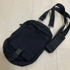 無印良品 ショルダーバッグ ブラック 取り外し可能インナーポーチ付きのサムネイル
