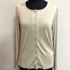 INGEBORG インゲボルグ　ベージュ カーディガン 長袖