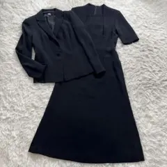 【高級】東京イギンLIUMA ブラックフォーマル ワンピーススーツ レース L