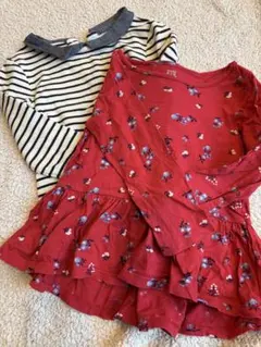 gapkids 長袖トップス2着セット　ロンT カットソー　ギャップ