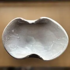 陶器 変形大皿 約36cm 手作り風 アート皿 盛皿 飾り皿