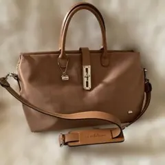 LA BAGAGERIE ブラウン 2wayショルダーバッグ