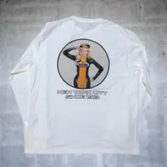 【希少】ショット　長袖Tシャツ　ピンナップガール　別注　アメカジのサムネイル