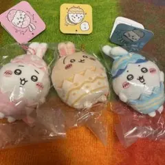 ちいかわ　そろそろイースターなマスコット　ハチワレ　うさぎ
