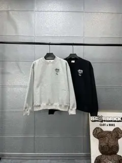 希少❣️Nike x Stussy フリーススウェットシャツセット L  黒
