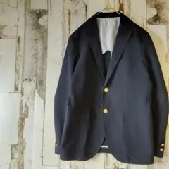 美品 グリーンレーベル テーラードジャケット 紺ブレ 金ボタン М　ネイビー