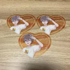 わんぷり　ハートクリアカード　兎山悟　ノーマル3枚セット