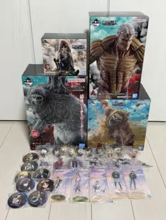 一番くじ 進撃の巨人 A賞B賞C賞ラストワン フィギュア 下位賞コンプリート