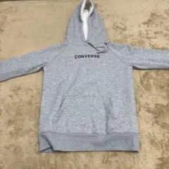 CONVERSE グレー フリースパーカーのサムネイル