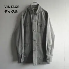美品 VINTAGE TOPOGRAPHY ダック地 フィールドジャケットのサムネイル