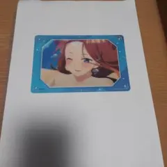 五等分の花嫁　ラッキーカードコレクション　中野三玖