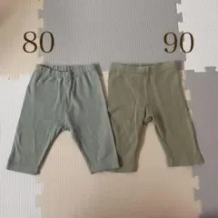 ユニクロ ELFINDOLL CLASSIC ボトムス7部丈 80 90