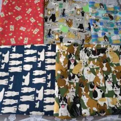 動物柄コットン生地セット