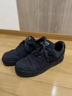 NIKE STUSSY AIR FORCE 1 TRIPLE BLACKのサムネイル