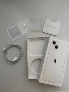 【純正・未使用ケーブル付き】iPhone 13 空箱＋付属品セット Apple