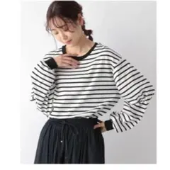 GLOBALWORK ヘビロッTEE 袖ボリューム カットソー Ｍサイズ