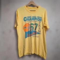 80s-90s Champion FOOT BALL CLUB Tシャツ