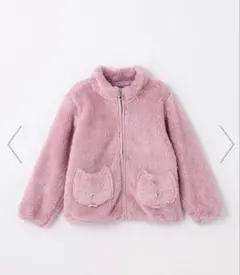 【新品未使用】ネコポケットボアブルゾン【100】