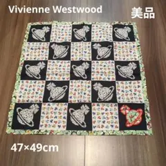 【Vivienne Westwood】カラフルオーブ　刺繍　ハンカチ