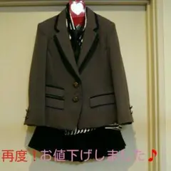 卒園式　入学式　 女の子 スーツ デコラピンキーズ 120
