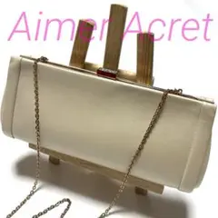 Aimer Acret ピンクゴールド パーティーバッグ ショルダーバッグ