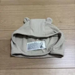 GAP はじめてのお気に入り くまさん 細リブハット ベージュ 6-12 M