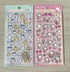 正規品✨ボンボンドロップシール　ちいかわ×ハチワレ×うさぎ　サンリオハ