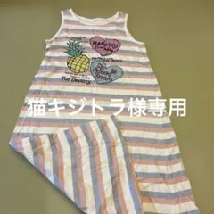 ノースリーブワンピース 160cm ストライプ