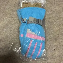 新品　手袋　グローブ　キッズ　150 スキー　スノボ　雪　水色　男女　baiya