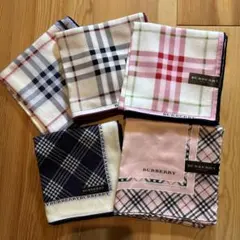 バーバリー大判ハンカチセット