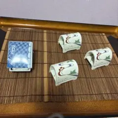 京焼色絵舟形向付10客　杉屋根付き10客　新品未使用　　　禎山窯 京焼色絵舟形向付10客 杉屋根付き10客 新品未使用 禎山窯 - メルカリ