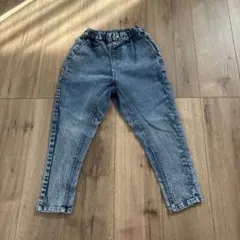 branshes ブランシェス　130 ガーデナーテーパードパンツ　デニムパンツ