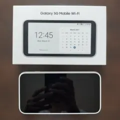 【普通品】Galaxy 5G Mobile Wi-Fi SCR01 白