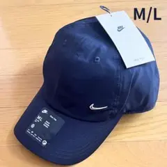 【新品】NIKE　クラブ CB メタル スウッシュ キャップ ドライフィット 黒