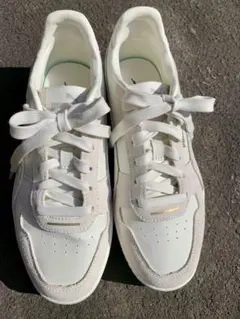 PUMA 厚底　レザー スエード スニーカー　24.5cm