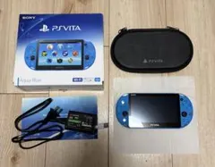 美品】 PS Vita PCH-2000 アクアブルー