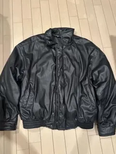 ZARA フェイクレザーボンバージャケット　サイズ38