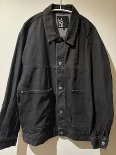 ブラックデニムジャケット