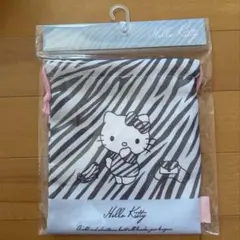 Hello Kitty ゼブラ柄 巾着袋のサムネイル