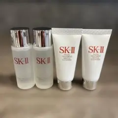 SK-II クリアローション(ふきとり化粧水)30ml×2、洗顔20g×2