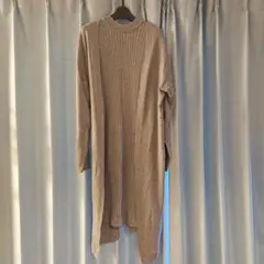 春先オススメ リブ編み ニットロングカーディガン&ワンピース 新品 送料込み価格