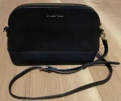 サマンサタバサ　ショルダーバッグ　ブラック　ミニショルダー